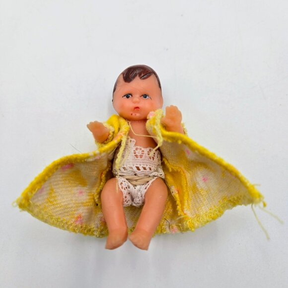 Vintage Sunshine Family Baby Doll Blue Eyes Blonde 1973 Mattel Baby Sweets - Picture 9 of 10